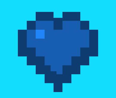 [e66121] Heart Pixel Art