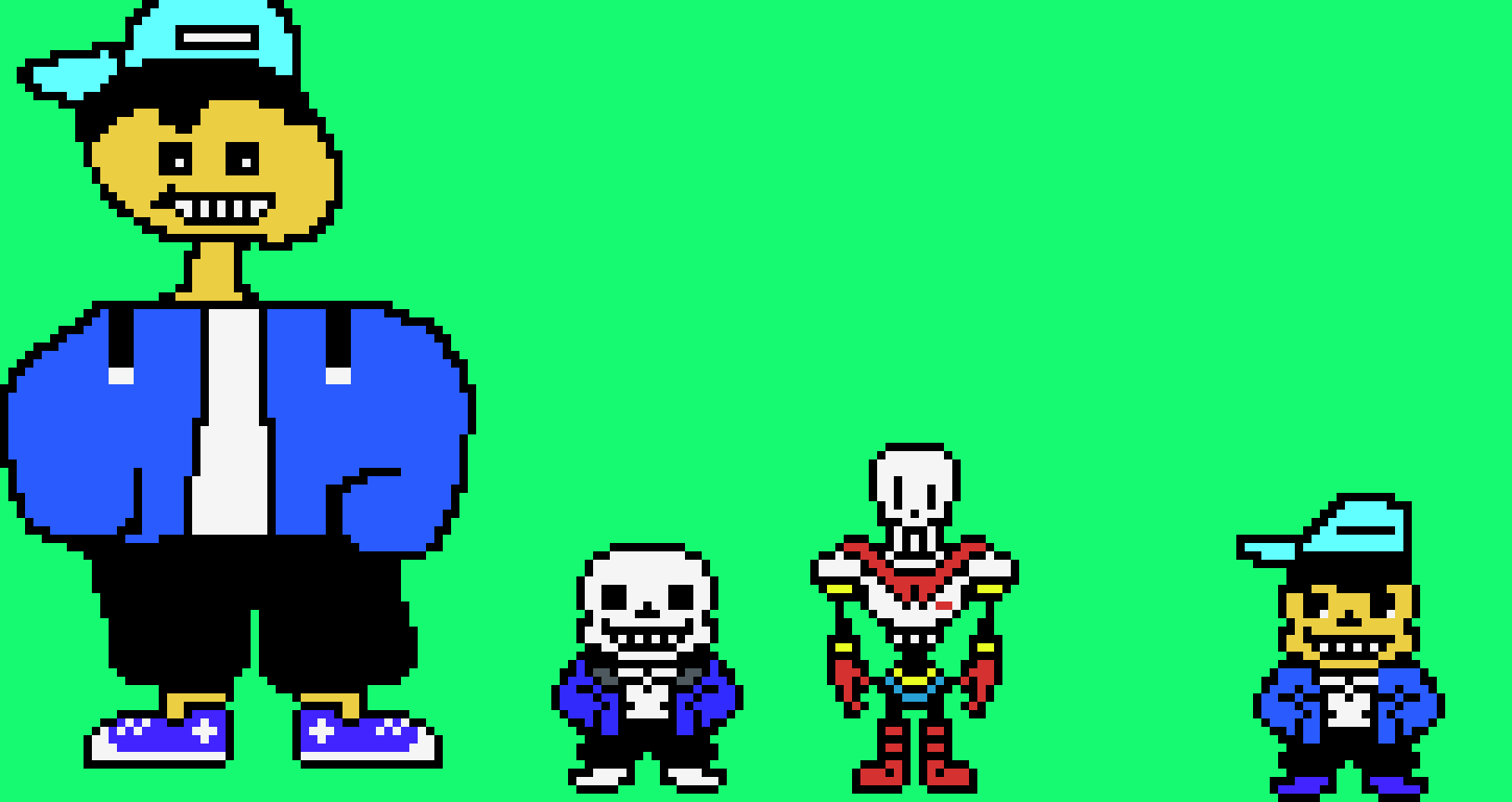 [9664c4] me sans and papyrus