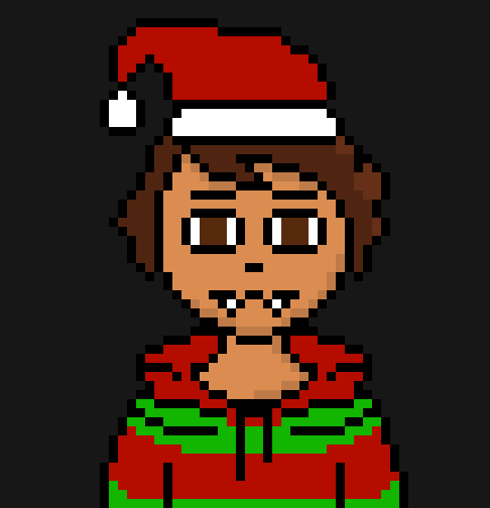 [8f1d86] turns the lights on* now for the star*climbs up the latter and puts the star on* beautiful