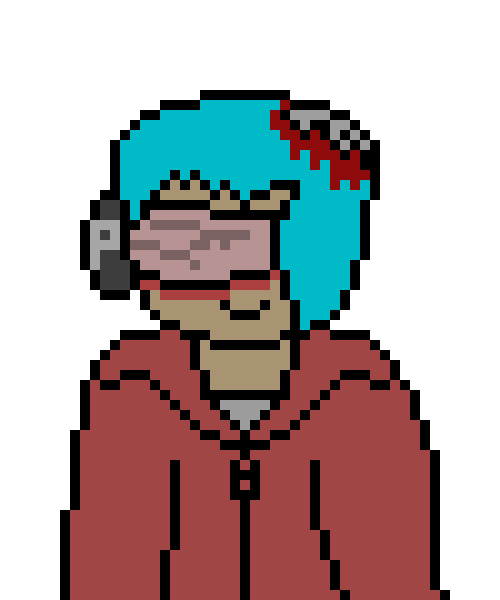 [5b2f3e] -sets slabs of remaining human meat on a table at the lobby-