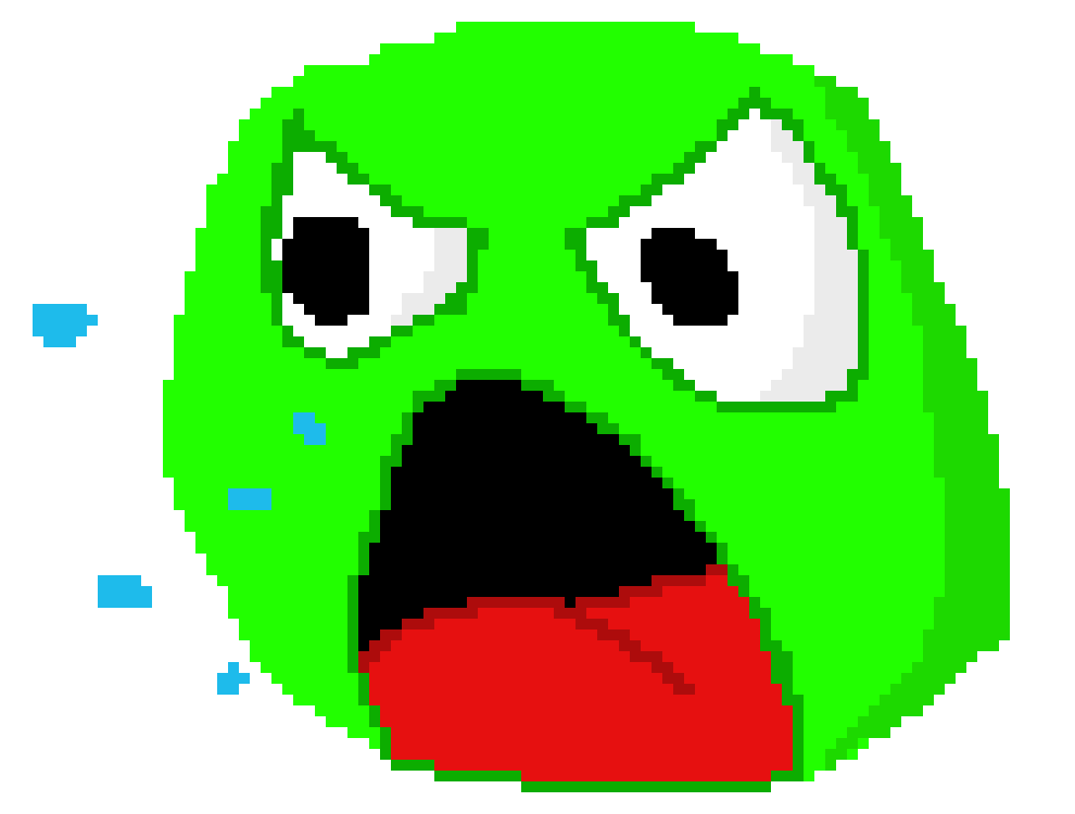 [9664c4] Angry green dude