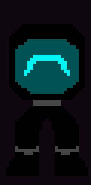 [25d002] *A slight light appears in his visor* .... *Vitals : Online.*