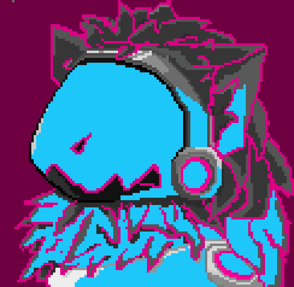 [dfb43a] *Slow clapping* Nice you managed to edit my sprite trying to make me mad, well heres the thing how bout you actually do something productive and leave, because heres the thing no one thinks your funny  - Shadow