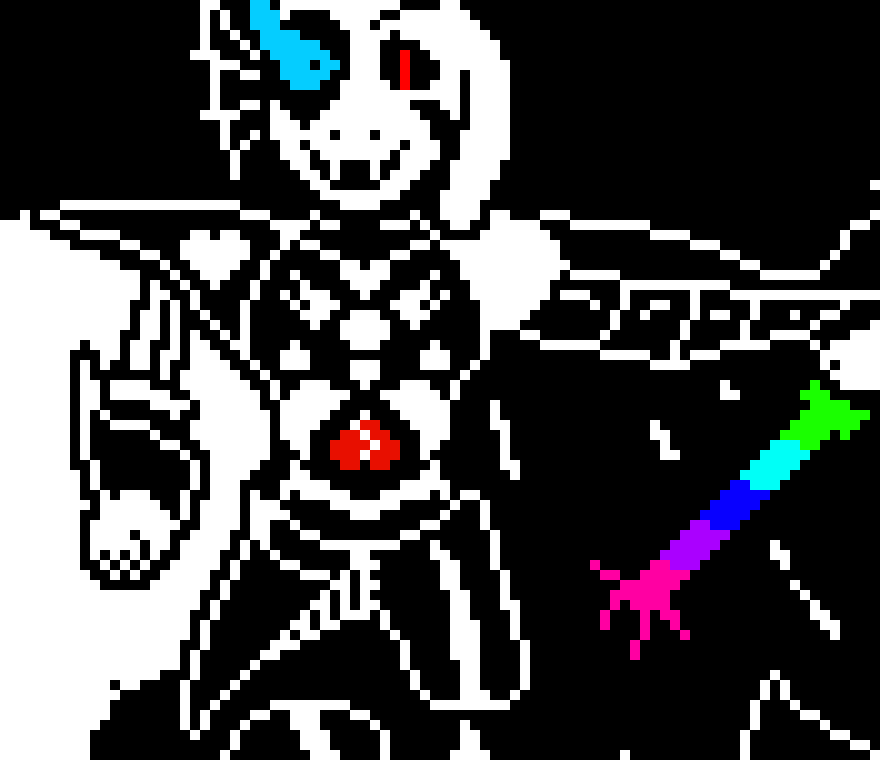 [c91422] ITS THE AMAGAMATION OF EVERY MAIN UNDERTALE CHARACTER!! RAAWWWRRR