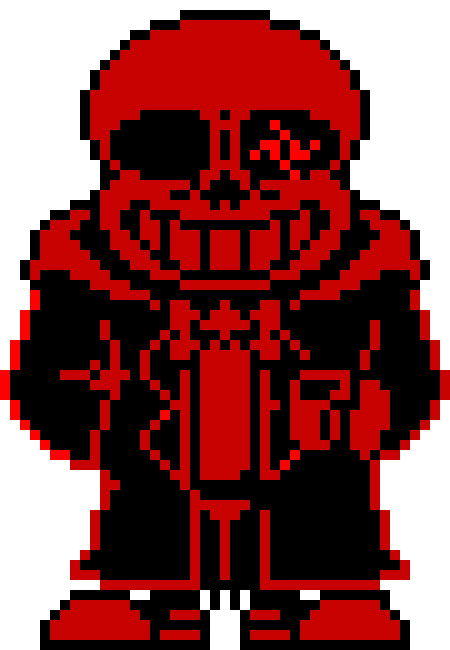 [11a9d7] -summons a bone cage around him using blue zone in the middle and orange zone on the sides- -Bullet Hell Sans