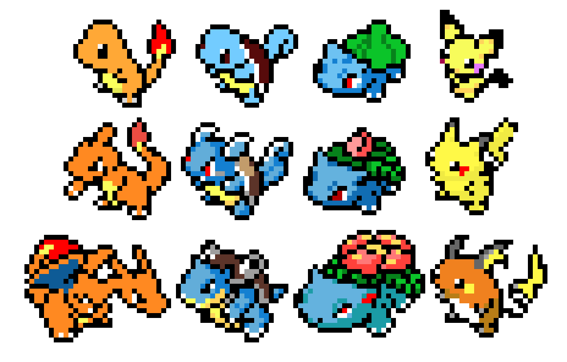 [9664c4] Gen.1 starter eveloutions