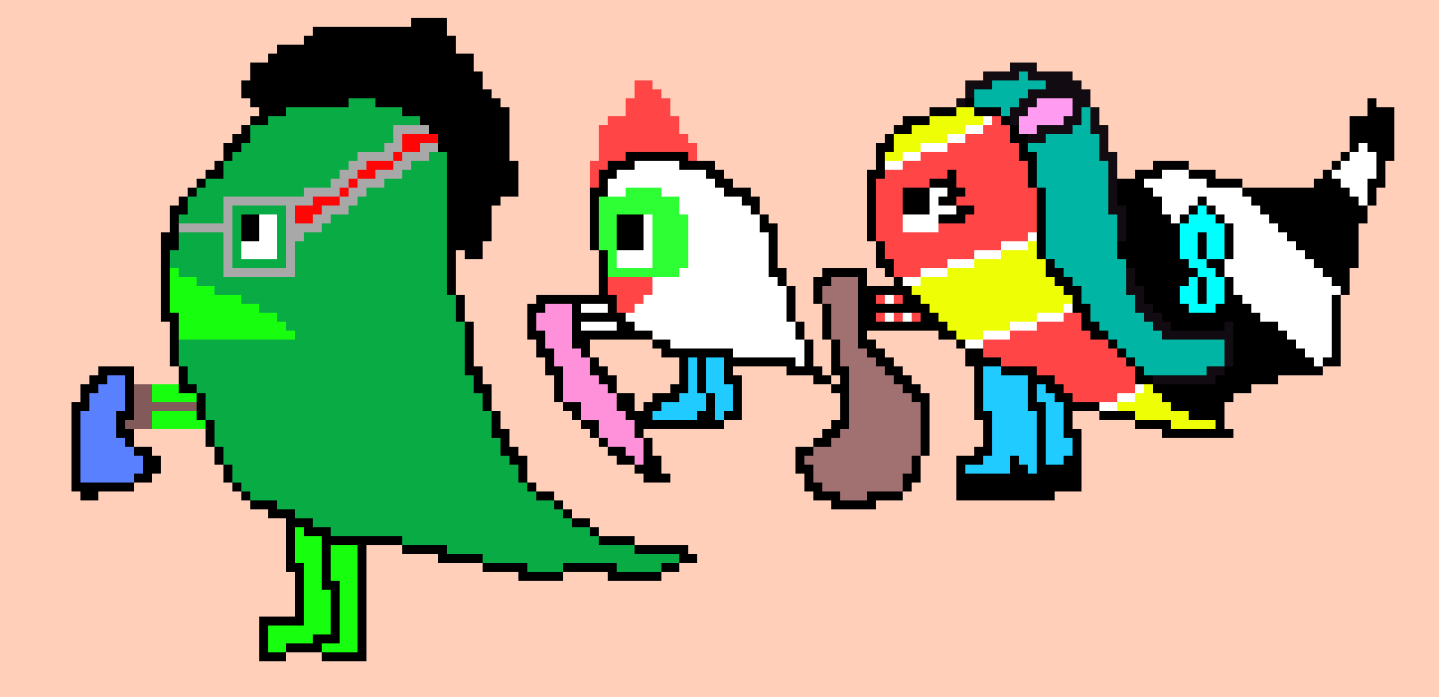 [f914da] Family Halloween Ghost Style