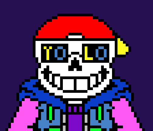 [0ae1f1] *tp to where creator sans is* aww dont be haitin brah 