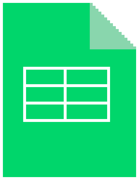 [be217f] Google Sheets Logo