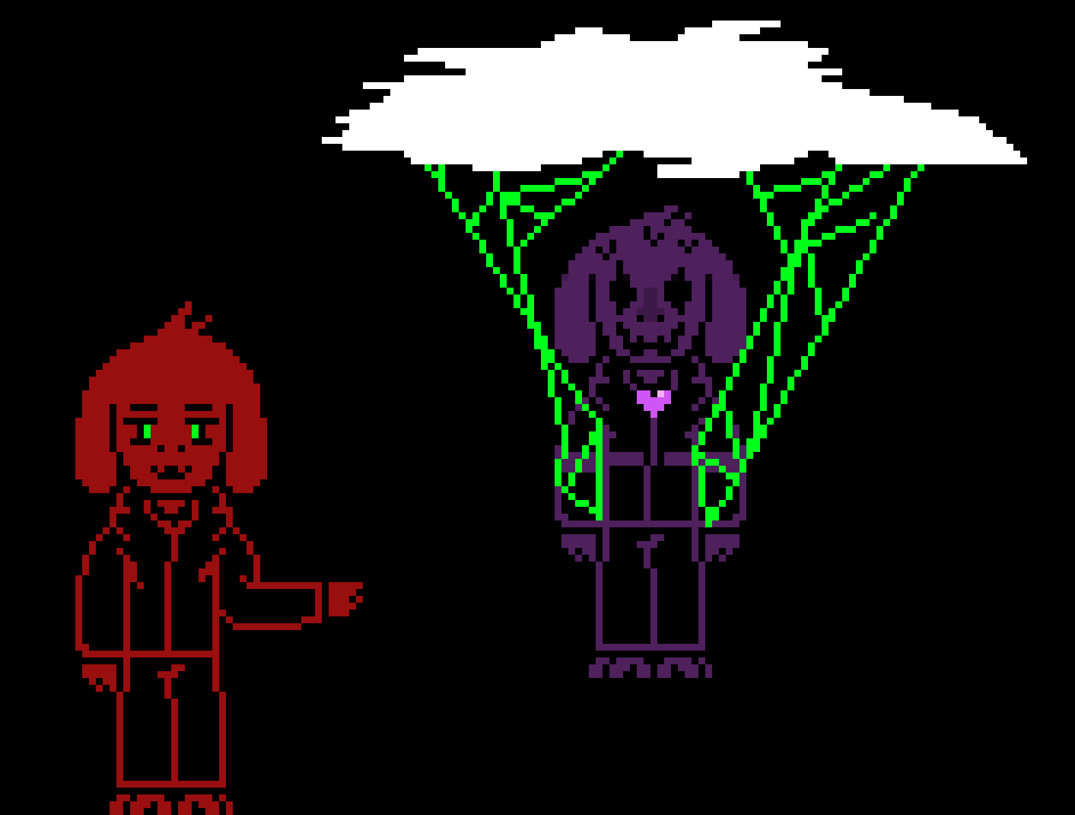 [c91422] *Opens a white rift revealing a corrupted Twilight*  Even the corruption... 