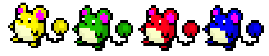 [9664c4] tiny Marill pokemon pixel 