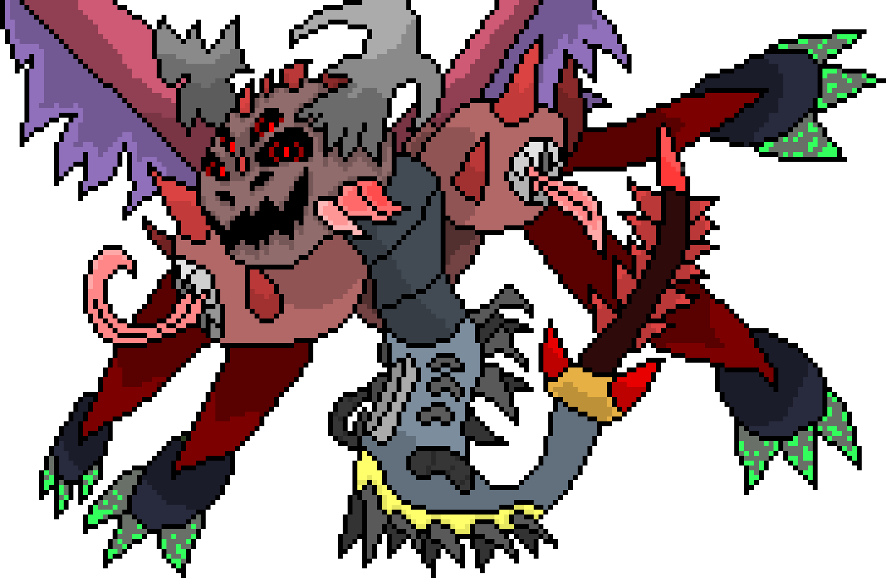 [a2471d] *https://www.youtube.com/watch?v=vE5uEesakTU starts to play* *2 damage dealt.* Pathetic. *its 4 hands start to glow* I call upon the power of pure anger...