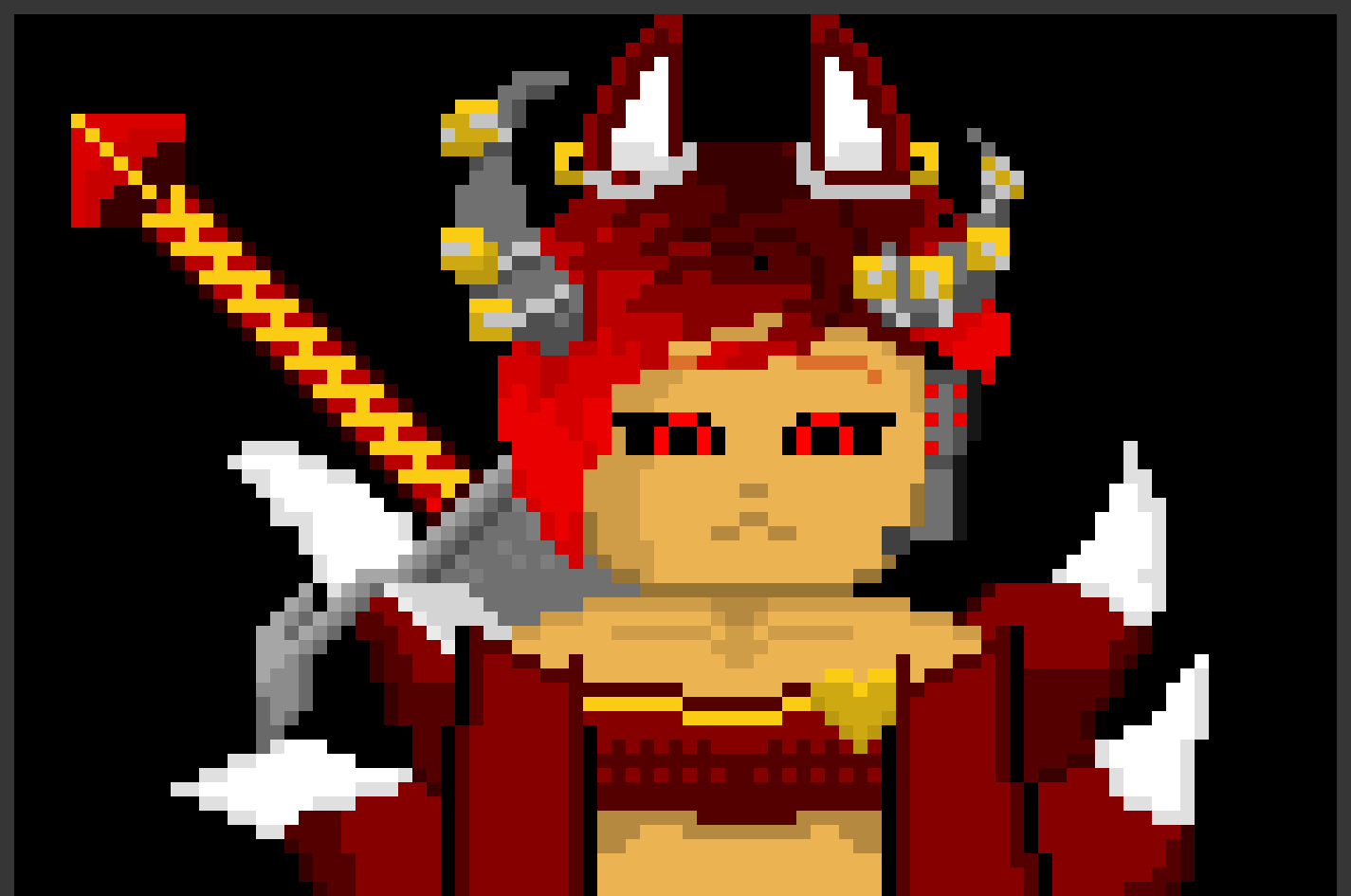 [aeaddc] *looks down and sees fell chara, a few among us characters with a green cat, a couple sans, and a arcanine like creature*