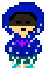 [506291] *he dodges some of the stars and bones. as for the walls, he easily dodges the blue and orange ones, but has no idea what grey does. so he just dodges them like they're normal.* (HP: 1904/3500)