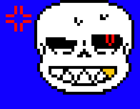 [401102] *somehow dodges the sign,and ignores tricky*SO ARE YOU GONNA ANSWER!? OR ARE YOU JUST GONNA STAND THERE.-Fell!sans