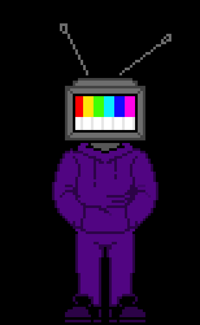 [d9ae9c] The Man Behind the Slaughter. (T.V Head version) I give credit to the original artist that made that amazing sprite.