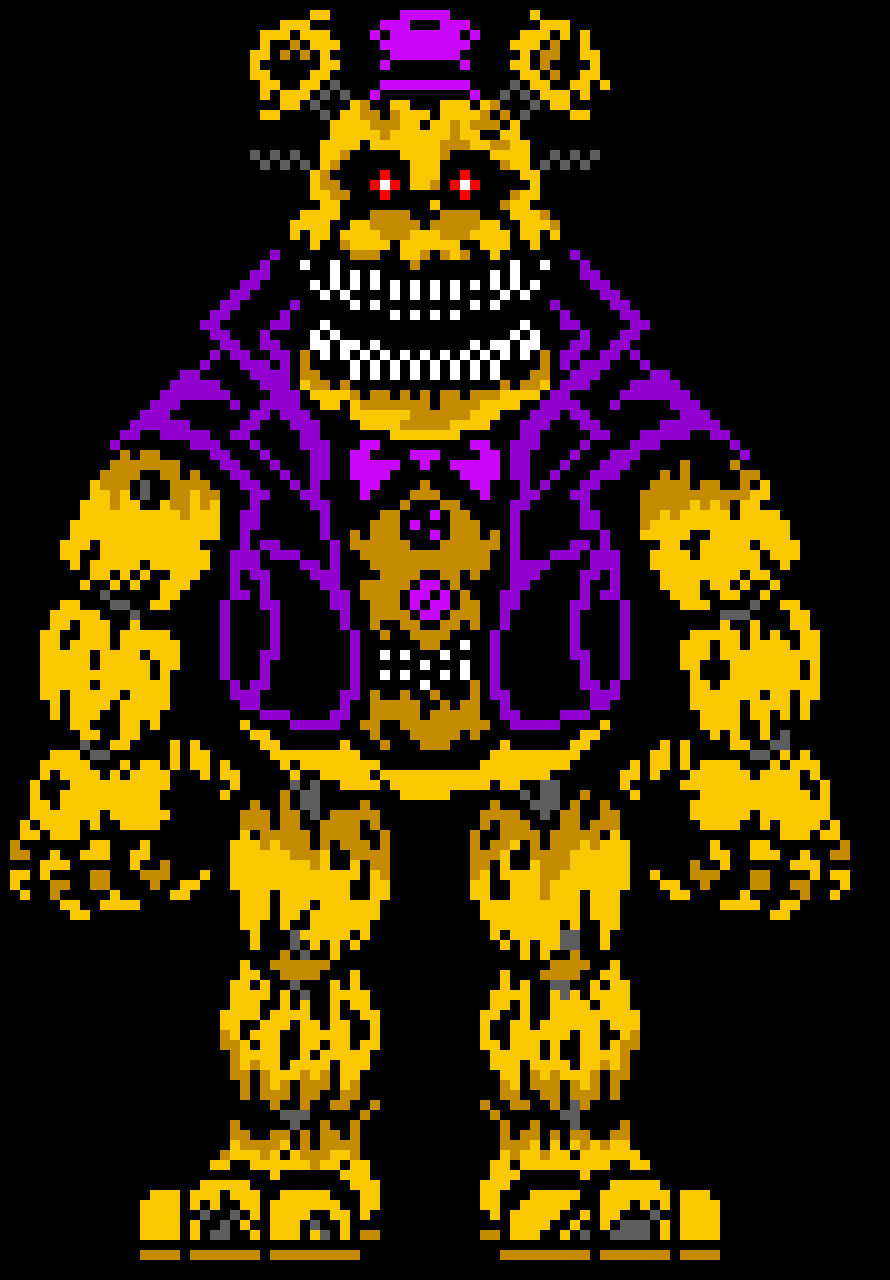 [c4081a] "[FNAF:THA / FNaF AU] Nightmare-Fredbear | -Terrie |  Colored by - CT