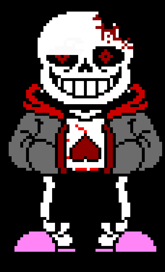 [54b5be] True!horror sans (black background)
