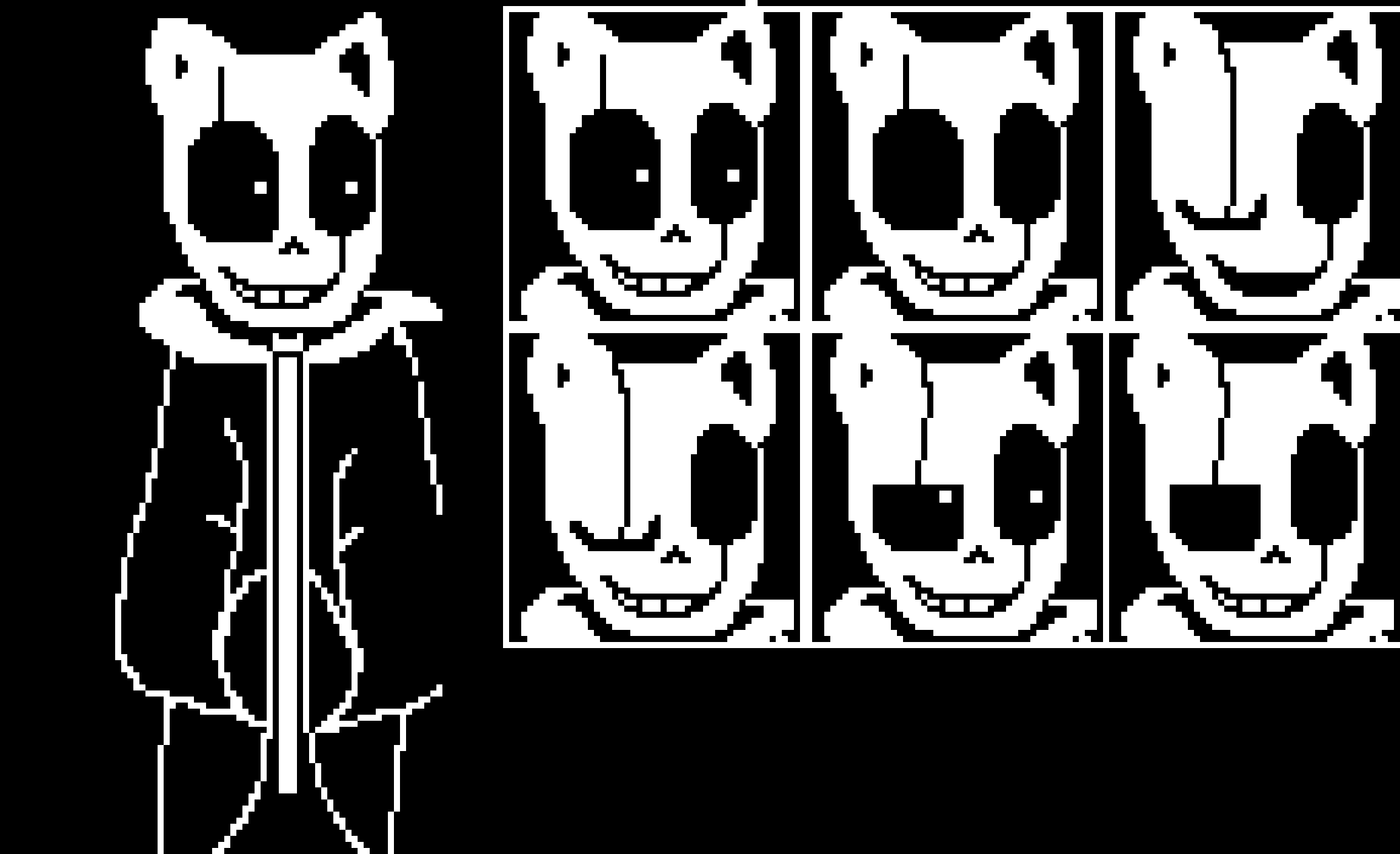 [d14112] Furry gaster is done, he can add more expressions if he wants - Oliver