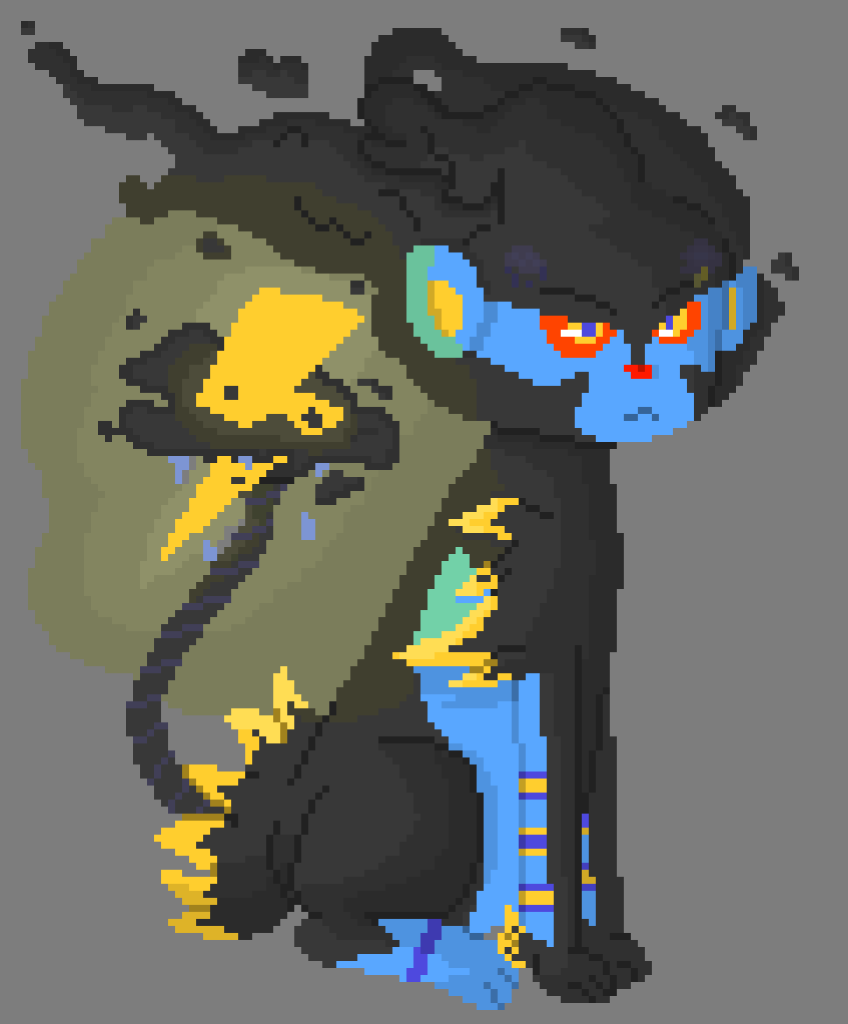[f7c573] Rain Storm Luxray -mawile
