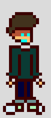 [2fbf6b] jeroxal I made someone to go with your undead thing.. also he goes with fell's pixel OC that I made