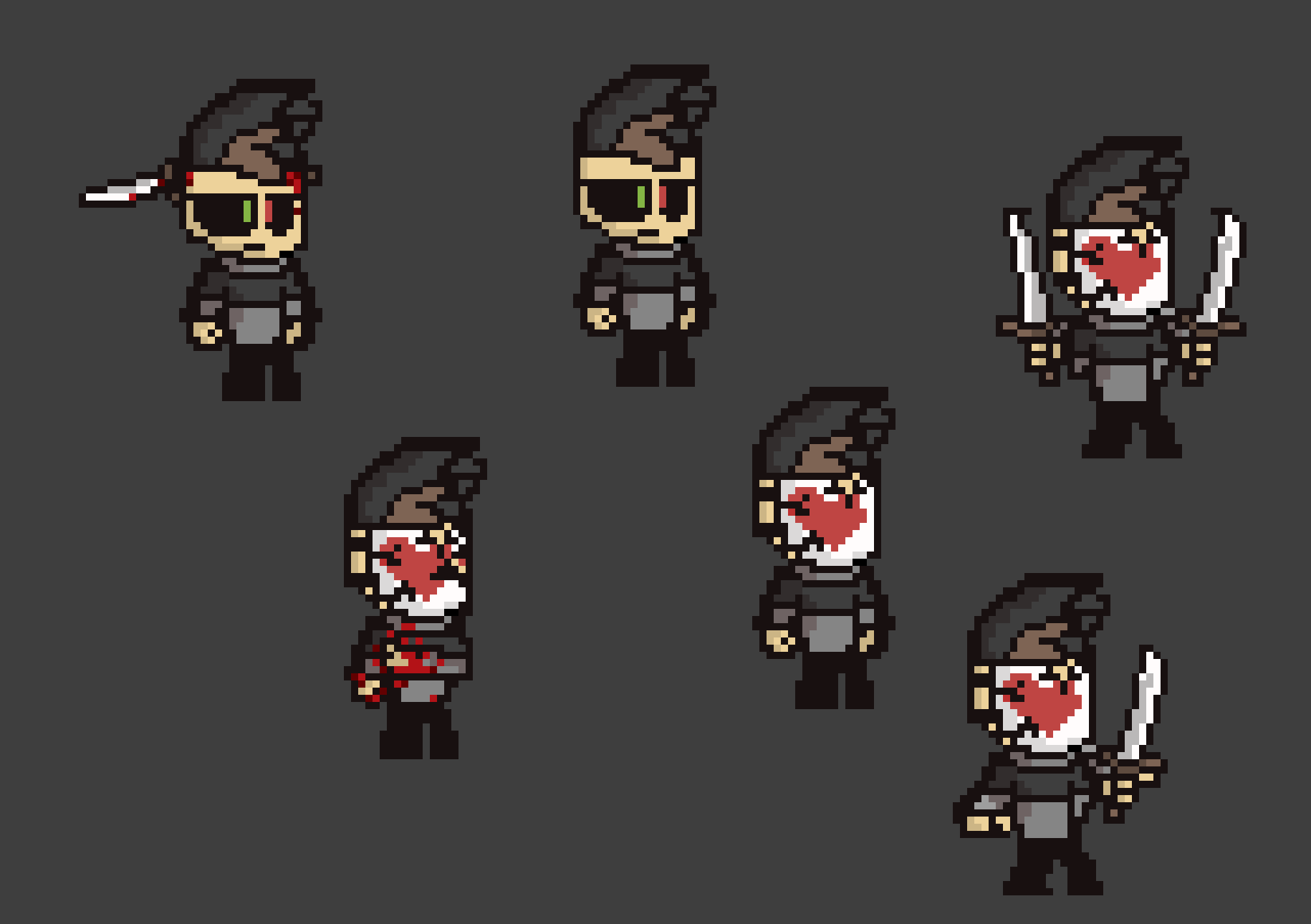 [f18b81] Fun fact: I made this whole sprite sheet from scratch and not over an already existing sprite on Plant's sheet!