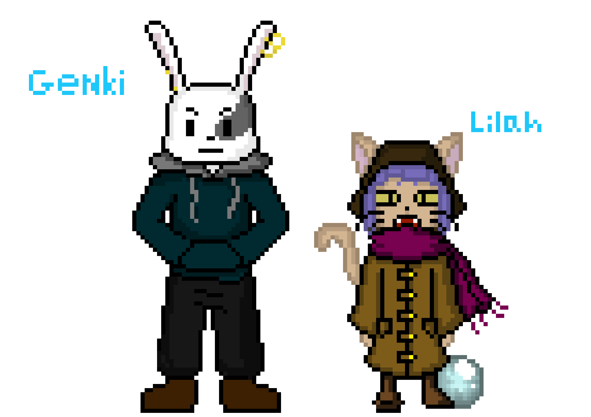 [bc44a7] Pixel Characters