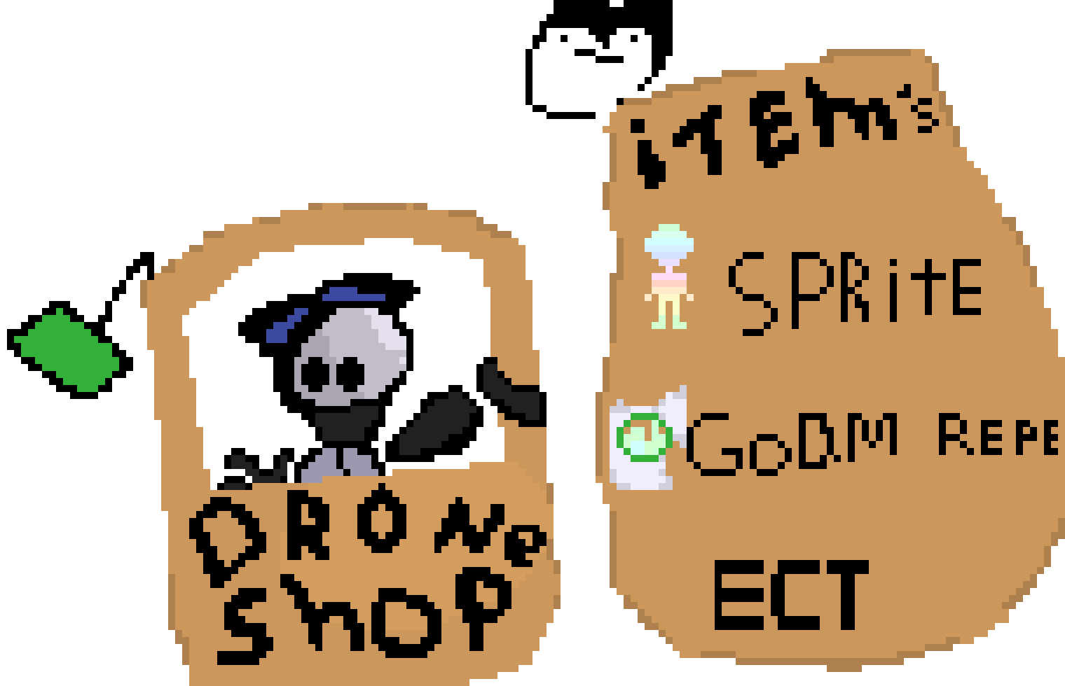 [3fcaee]  bendy just hangs around the shop  -Drone/Tom
