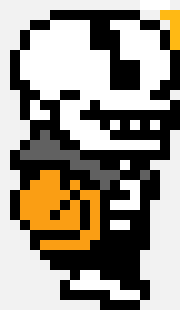 [dd8f05] UnderTale - Sans sprite sheet(isaac)