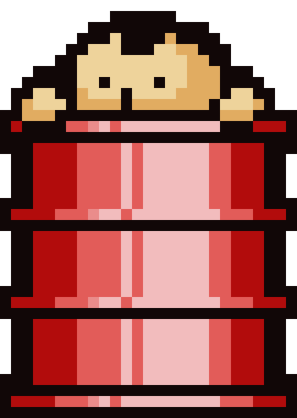 [bdacf6] *Peeks out from the inside of the barrel, listening to the music* - Barry