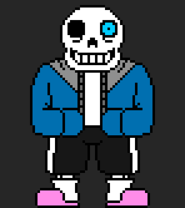 [fae5d4] Undertale re-pixelated sans