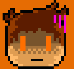 [77b851] Ok here you go - Hands a basket of two large yeast buns that look delicous with a icing on top and a plastic cinnamon butter container next to it-