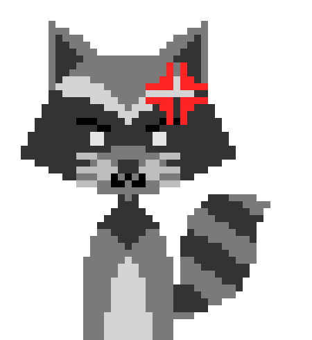 [715129] Raccoonexplosion whiskers closed