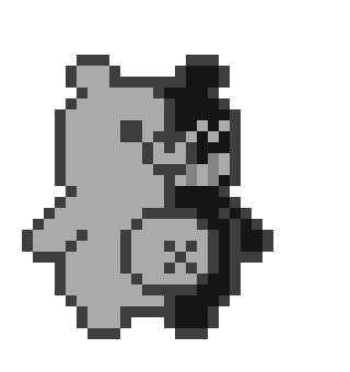 [e530e7] monokuma pixel sprite base