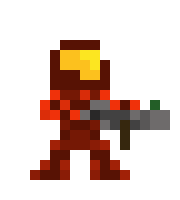 [9664c4] Soldier Red Gun