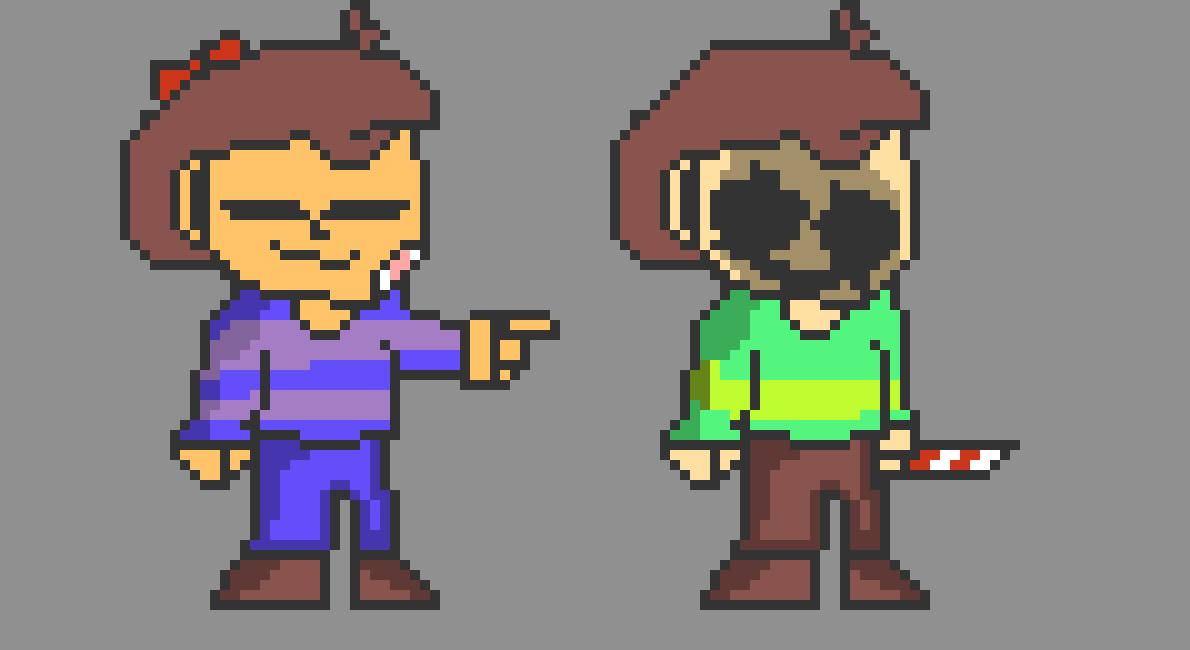 [1238d9] Canon Chara and Frisk - [lss] - ...
