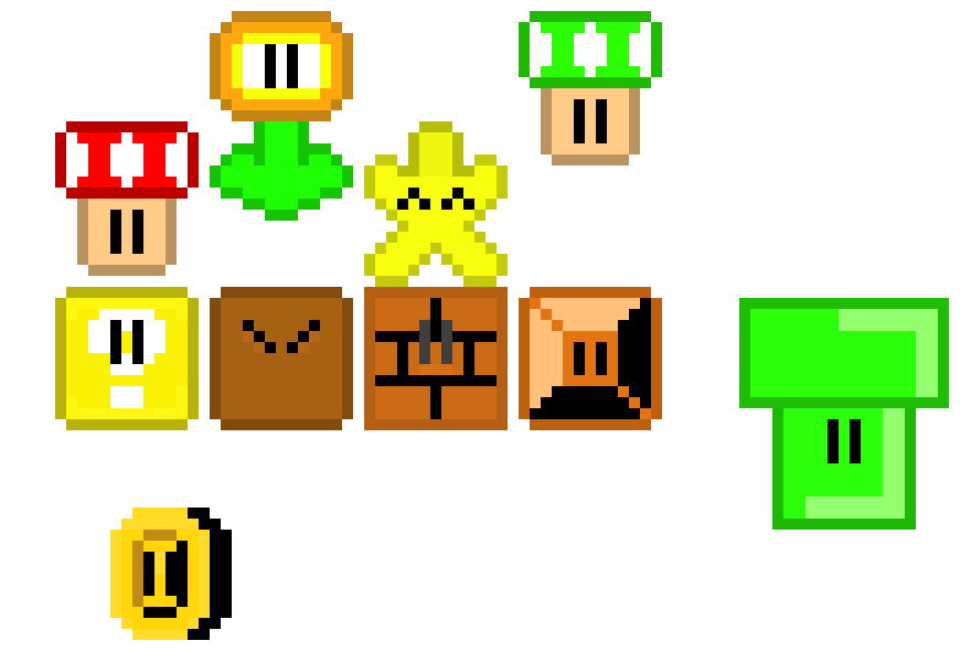 [1e6f6e] Mario Sprites