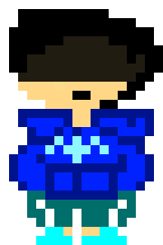 [16da6b] *he vanishes and reappears behind outline 5. then does a sucker punch to its face. doing another huge shockwave.*