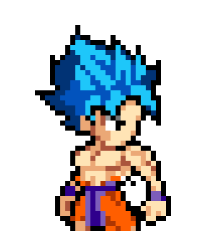 [ae85ef] Goku ssj blue made by ur friend violet sans