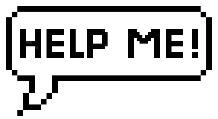 [7f1456] help pixel speech bubble