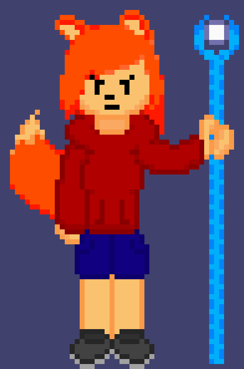 [d8d976] *gets staff ready* ... -Foxlya