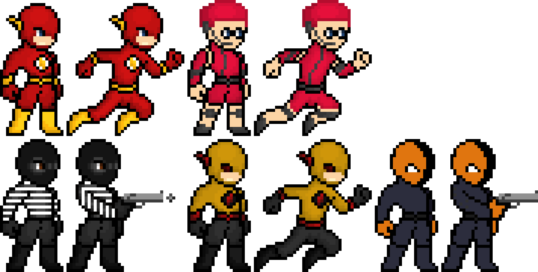 [9664c4] The Flash Pixel Art Collection