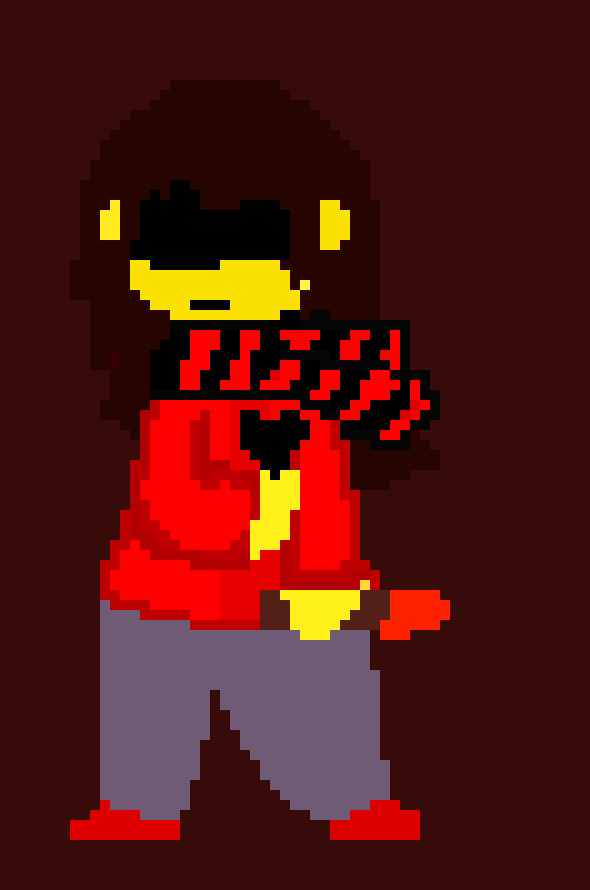 [904ba9] grrr that look in your eye frisk pounds her to wall WHAT ARE U HIDEING FROM ME!!