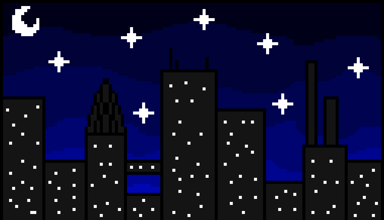 [9664c4] Starry Night Sky (City Before)