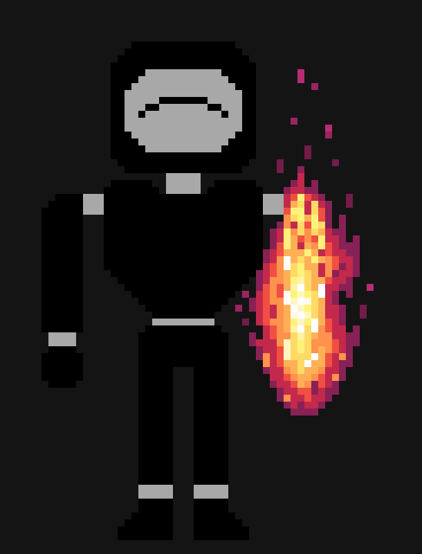 [2fcb16] *He Walks up to the crater* Hello?