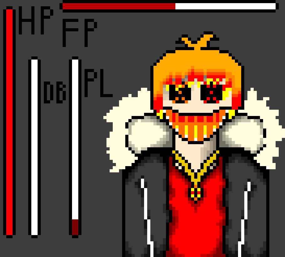 [34fd2f] *Fires 10 Gaster Blasters.* TAKE THAT! - Crimzøn Hana (Fell)