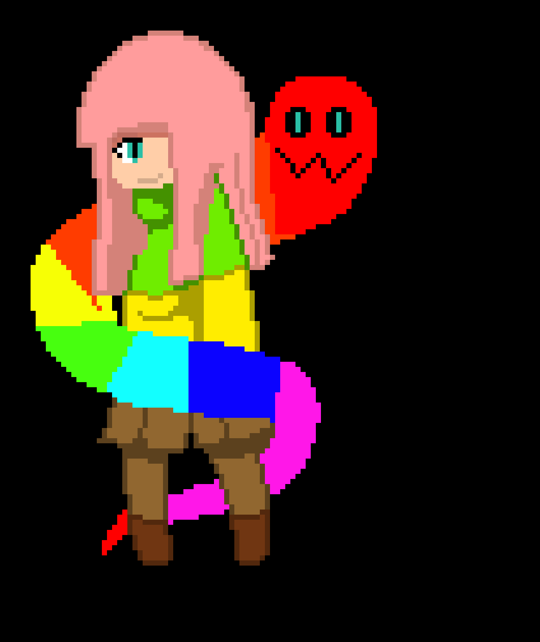 [baf04b] Sayori and Kayumi but Sayori is wearing Chara sweater, also, https://www.pinterest.com/pin/609956343276057686/ (Sayori/Jacob)