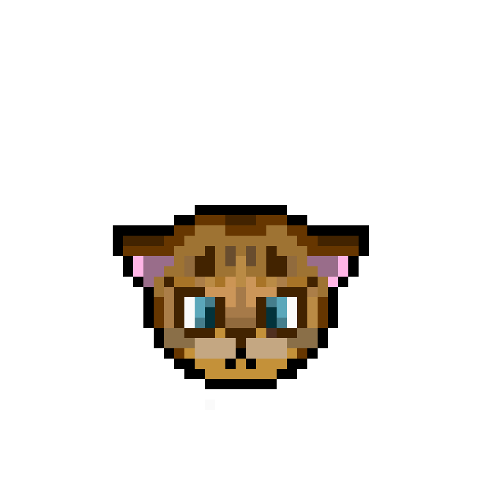 [6fa8a1] Cute cat face