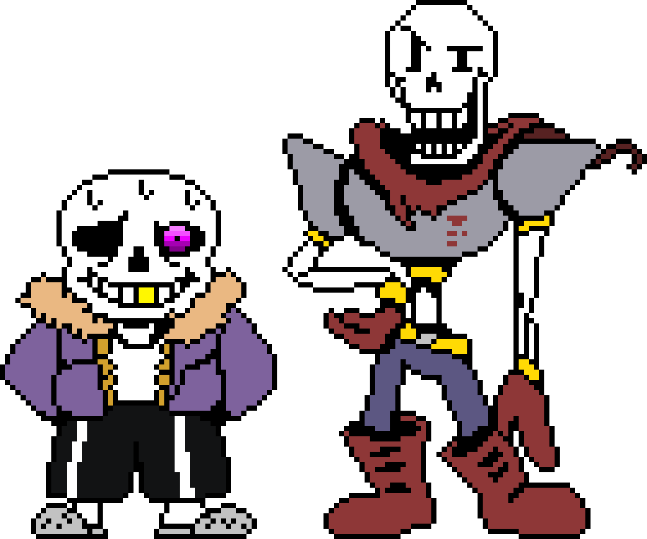 [76237e] THV4 Underfell Sans and Papyrus.