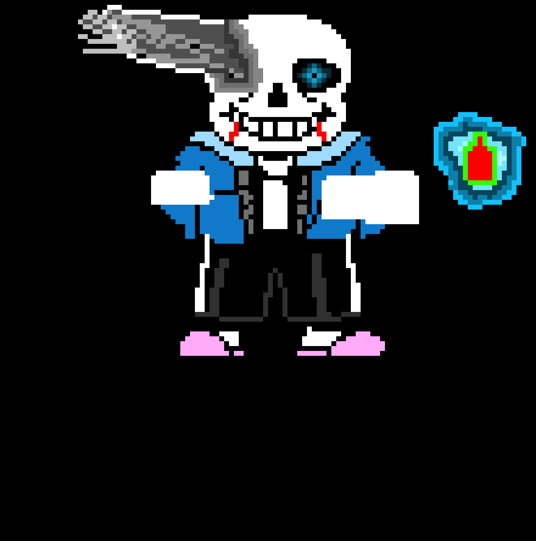 [099a93] Sans With His weapon... KETCHUP!!!